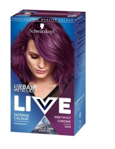 Live Urban Metalic Intense Permanent Colour U69 Amethyst Chrome