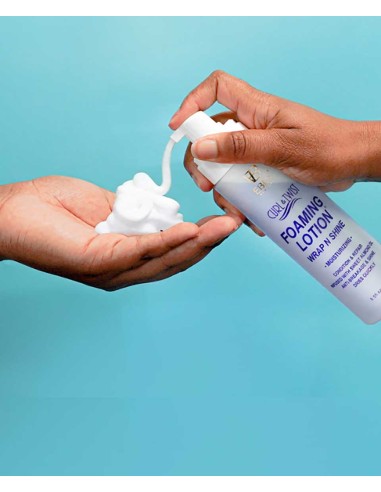 EBIN New York Curl And Twist Foaming Lotion Wrap And Shine Moisturizing EBIN New York Curl And Twist Foaming Lotion Wrap And Shine Moisturizing