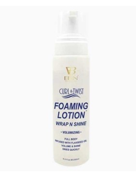 EBIN New York Curl And Twist Foaming Lotion Wrap And Shine Volumizing