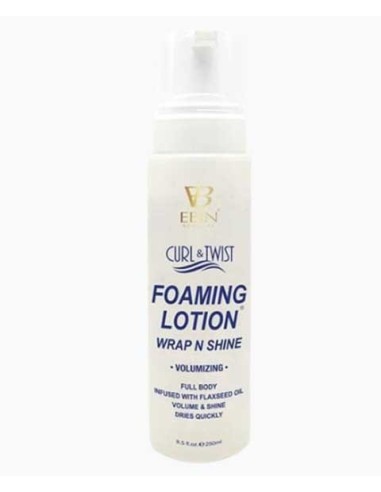 EBIN New York Curl And Twist Foaming Lotion Wrap And Shine Volumizing EBIN New York Curl And Twist Foaming Lotion Wrap And Shine Volumizing