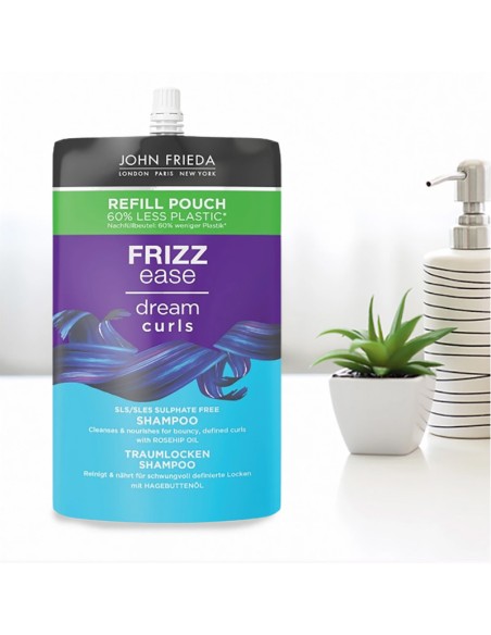 John Frieda Frizz Ease Dream Curls Shampoo Refill Pouch John Frieda Frizz Ease Dream Curls Shampoo Refill Pouch