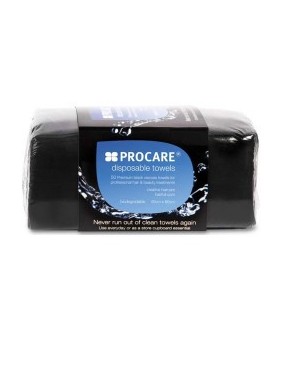 Procare Black Disposable Towels