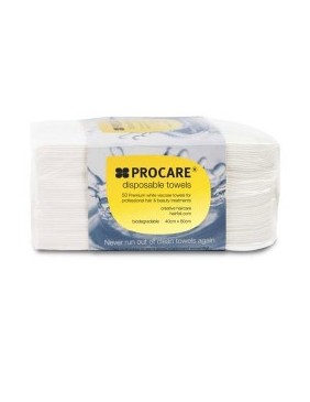 Procare White Disposable Towels