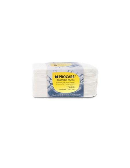 Procare White Disposable Towels