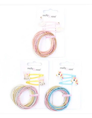 Molly And Rose Animal Sleepies And Elastics Set