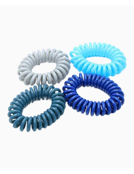 Molly And Rose Spiral Hair Bobble Grips Assorted 8784 Molly And Rose Spiral Hair Bobble Grips Assorted 8784