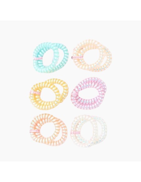 Molly And Rose Telephone Elastics Metallic Colours 7095