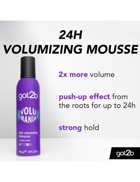 Got2b Volumania 24H Volumising Mousse