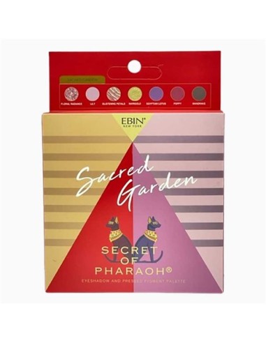 EBIN New York Secret Of Pharaoh Sacred Garden Eyeshadow And Pressed Pigment Palette EBIN New York Secret Of Pharaoh Sacred Garden Eyeshadow And Pressed Pigment Palette