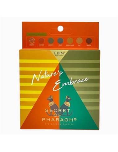 EBIN New York Secret Of Pharaoh Natures Embrace Eyeshadow And Pressed Pigment Palette EBIN New York Secret Of Pharaoh Natures Embrace Eyeshadow And Pressed Pigment Palette