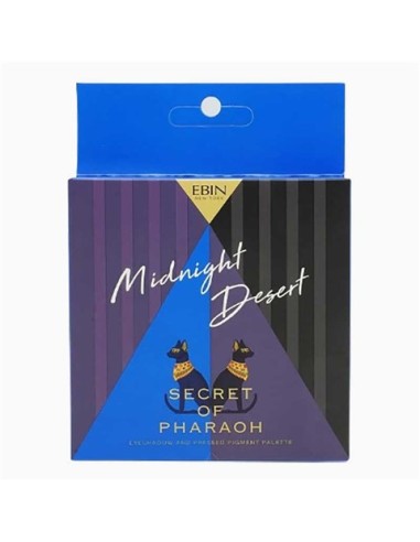 EBIN New York Secret Of Pharaoh Midnight Desert Eyeshadow And Pressed Pigment Palette EBIN New York Secret Of Pharaoh Midnight Desert Eyeshadow And Pressed Pigment Palette