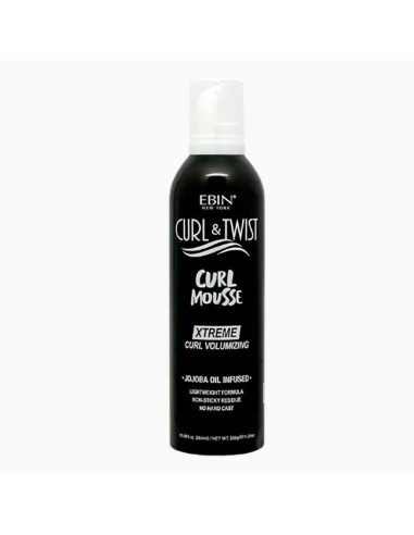EBIN New York Curl And Twist Xtreme Curl Volumizing Curl Mousse