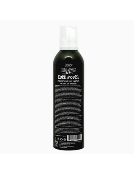 EBIN New York Curl And Twist Xtreme Curl Volumizing Curl Mousse