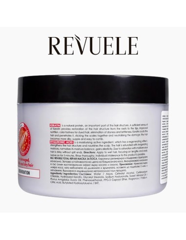 Revuele Total Repair Regeneration Hair Mask Revuele Total Repair Regeneration Hair Mask