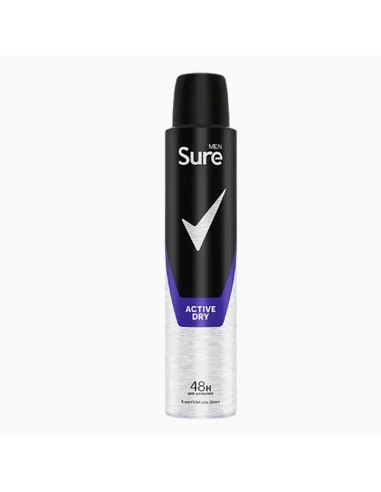 Sure Men Active Dry 48H Anti Perspirant Spray Sure Men Active Dry 48H Anti Perspirant Spray