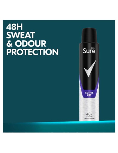 Sure Men Active Dry 48H Anti Perspirant Spray Sure Men Active Dry 48H Anti Perspirant Spray