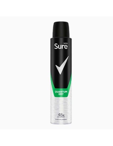 Sure Men Quantum Dry 48H Anti Perspirant Spray Sure Men Quantum Dry 48H Anti Perspirant Spray