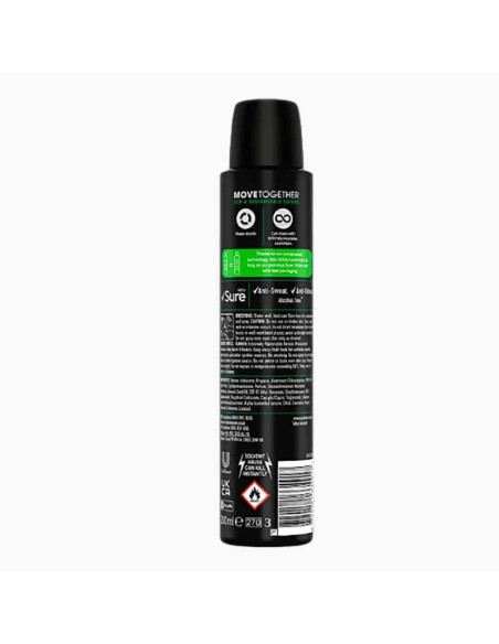 Sure Men Quantum Dry 48H Anti Perspirant Spray Sure Men Quantum Dry 48H Anti Perspirant Spray