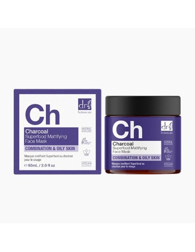 Dr Botanicals CH Charcoal Superfood Mattifying Face Mask Dr Botanicals CH Charcoal Superfood Mattifying Face Mask
