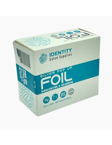 Identity Salon Supplies Silver Pop Up Highlighting And Colouring Foil Identity Salon Supplies Silver Pop Up Highlighting And Colouring Foil