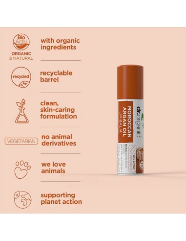 Bioactive Skincare Organic Moroccan Argan Oil Lip Balm Bioactive Skincare Organic Moroccan Argan Oil Lip Balm