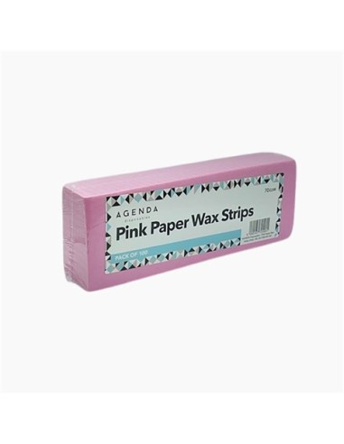 Agenda Disposables Paper Wax Pink Strips Agenda Disposables Paper Wax Pink Strips
