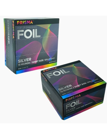 Prisma Pop Up Embossed Silver Foil Prisma Pop Up Embossed Silver Foil