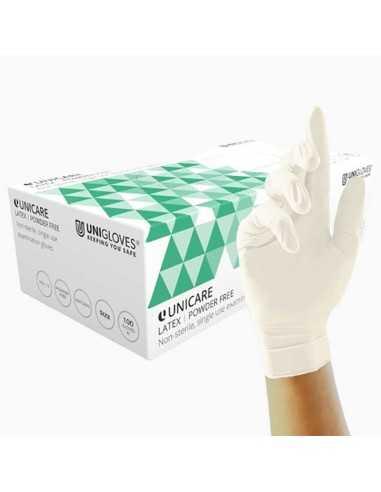 Uni Gloves Unicare Latex Powder Free Gloves Uni Gloves Unicare Latex Powder Free Gloves