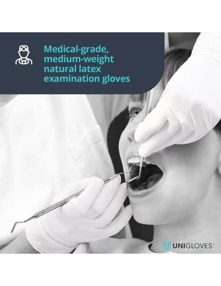 Uni Gloves Unicare Latex Powder Free Gloves Uni Gloves Unicare Latex Powder Free Gloves
