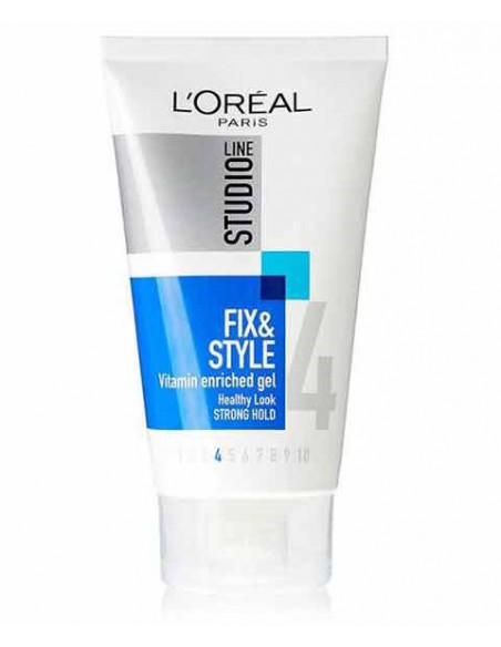Studio Line Fix And Style 4 Vitamin Enriched Gel Strong Hold Studio Line Fix And Style 4 Vitamin Enriched Gel Strong Hold