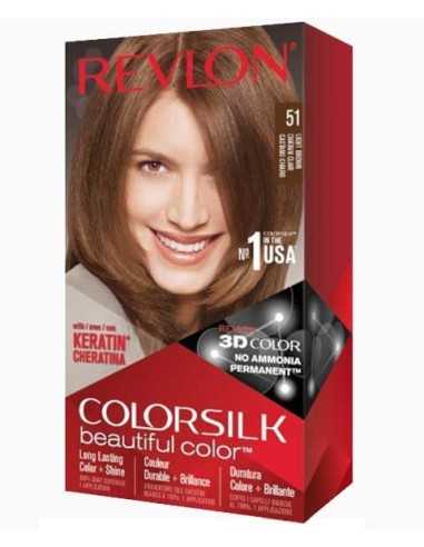 Colorsilk Beautiful Color Permanent Hair Color 51 Light Brown Colorsilk Beautiful Color Permanent Hair Color 51 Light Brown