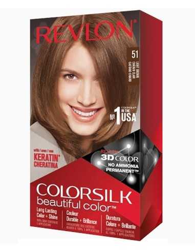 Colorsilk Beautiful Color Permanent Hair Color 51 Light Brown Colorsilk Beautiful Color Permanent Hair Color 51 Light Brown