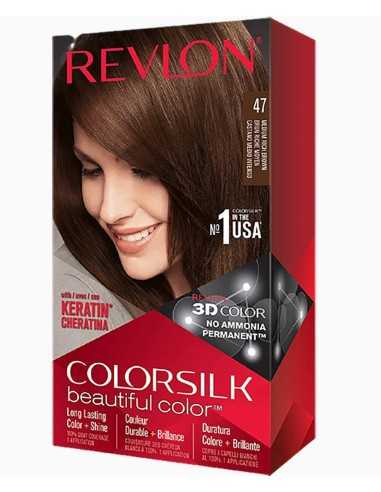 Colorsilk Beautiful Color Permanent Hair Color 47 Medium Rich Brown
