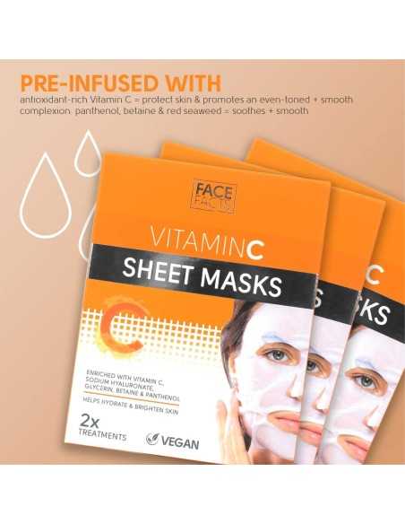 Face Facts Vitamin C Sheet Masks Face Facts Vitamin C Sheet Masks