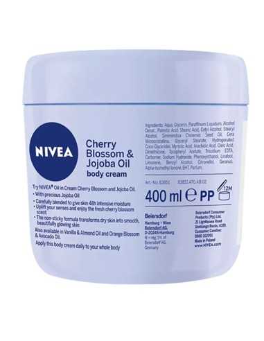 Nivea Cherry Blossom And Jojoba Oil Body Cream Nivea Cherry Blossom And Jojoba Oil Body Cream