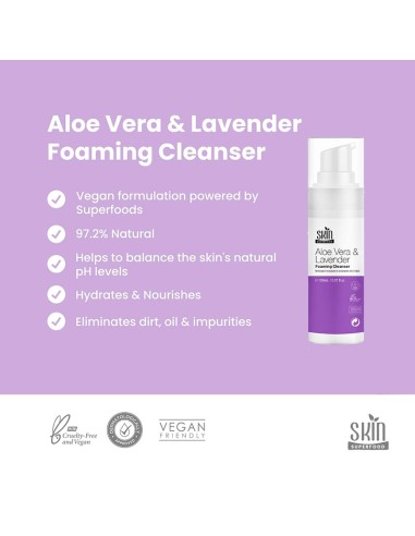 Aloe Vera And Lavender Foaming Cleanser Aloe Vera And Lavender Foaming Cleanser