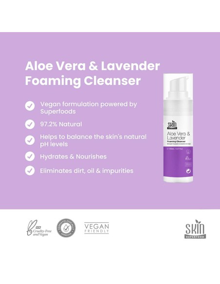 Aloe Vera And Lavender Foaming Cleanser Aloe Vera And Lavender Foaming Cleanser