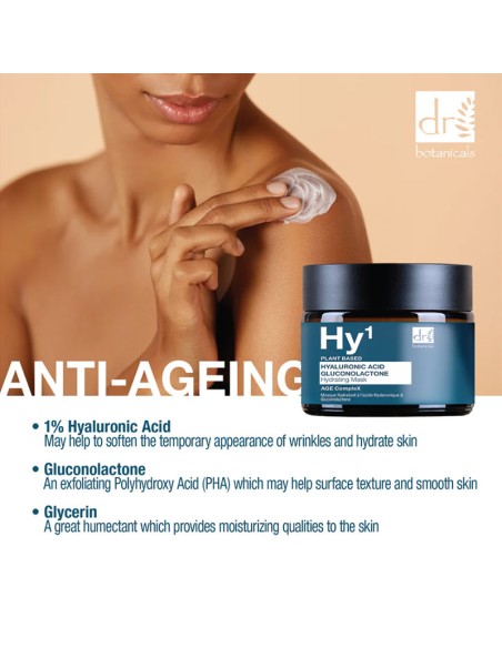 Dr Botanicals Hyaluronic Acid 1% & Gluconolactone Mask Dr Botanicals Hyaluronic Acid 1% & Gluconolactone Mask