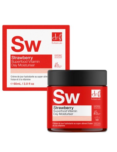 Dr Botanicals Strawberry Superfood Vitamin C Day Moisturiser Dr Botanicals Strawberry Superfood Vitamin C Day Moisturiser