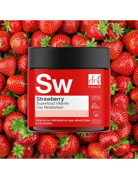 Dr Botanicals Strawberry Superfood Vitamin C Day Moisturiser Dr Botanicals Strawberry Superfood Vitamin C Day Moisturiser