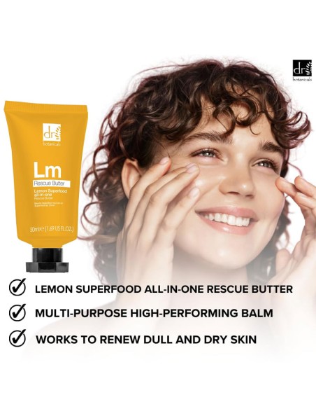 Dr Botanicals Lemon Superfood All In One Rescue Butter Balm Dr Botanicals Lemon Superfood All In One Rescue Butter Balm