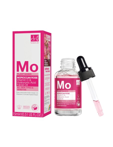 Moroccan Rose Facial Oil with Hyaluronic Acid & Vitamin C