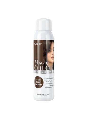 NICKA K NEWYORK Tyche Magic Color Hair Color Spray Dark Brown NICKA K NEWYORK Tyche Magic Color Hair Color Spray Dark Brown