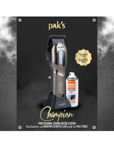 DART Professional Champion Strong Motor Clipper And Clipper Spray Bundle