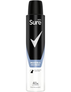Sure Men Invisible Ice Fresh 48 H Deodorant Spray
