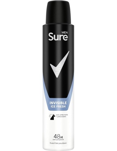 Sure Men Invisible Ice Fresh 48 H Deodorant Spray Sure Men Invisible Ice Fresh 48 H Deodorant Spray