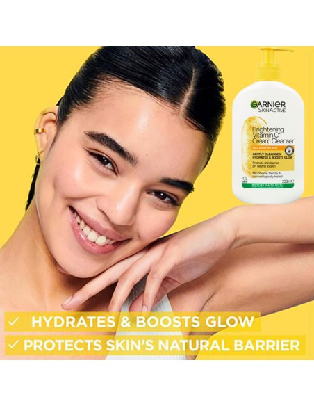 Garnier Skin Active Brightening Vitamin C Cream Cleanser Garnier Skin Active Brightening Vitamin C Cream Cleanser
