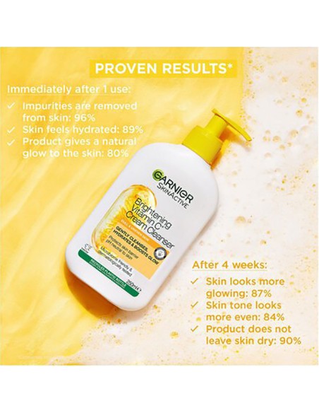 Garnier Skin Active Brightening Vitamin C Cream Cleanser Garnier Skin Active Brightening Vitamin C Cream Cleanser