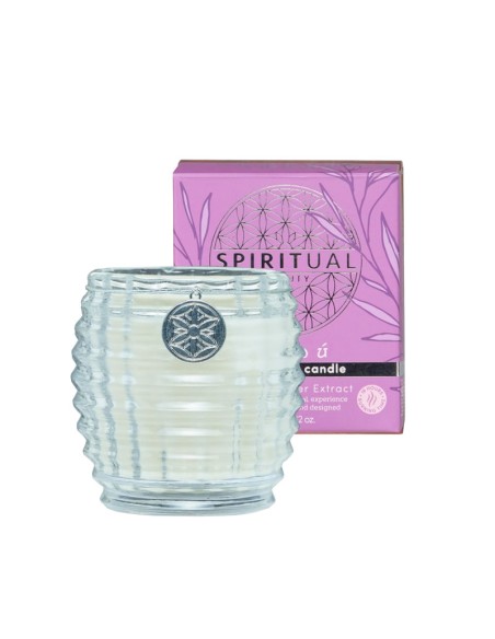 Spiritual Beauty Iris Flower Extract Scented Soy Candle Spiritual Beauty Iris Flower Extract Scented Soy Candle