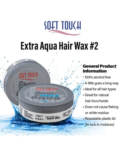Soft Touch Extra Control Aqua 2 Hair Wax Soft Touch Extra Control Aqua 2 Hair Wax